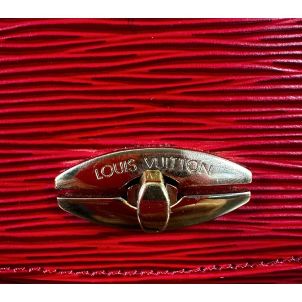 Louis Vuitton Malsherbes Red Epi Leather LV Handbag (LVXX300) - Picture 10 of 16